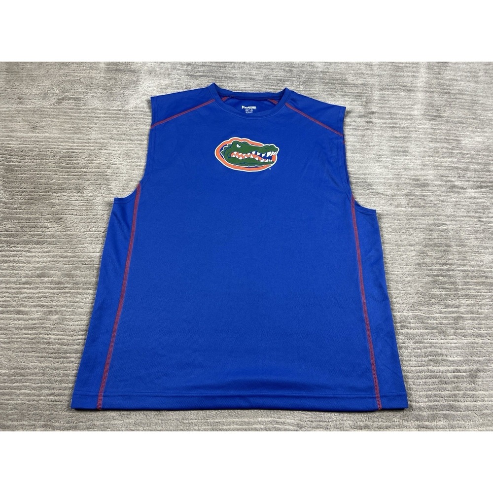 University of Florida Gators Muscle Shirt Mens XL Blue Sleeveless Pro Edge